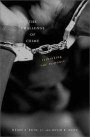 The challenge of crime : rethinking our response  Cover Image