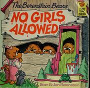 The Berenstain Bears : no girls allowed Book cover