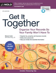 Get it together : organize your records so your family won't have to  Cover Image