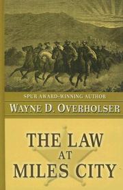The law at Miles City a western story Book cover