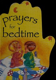 Prayers for bedtime. Cover Image