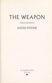 The weapon : Dan Lenson, book 11  Cover Image
