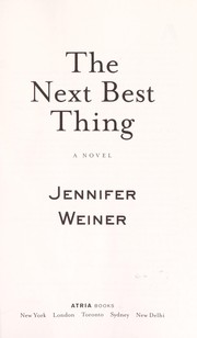 The next best thing : a novel Book cover