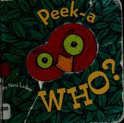 Peek-a who? Cover Image