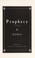 Go to record Prophecy : a thriller